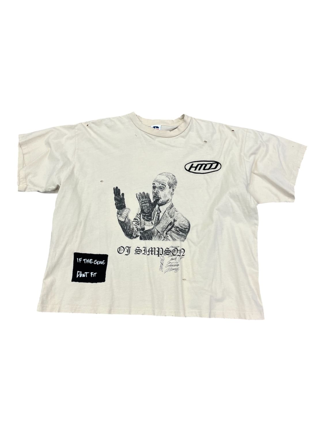 HMDD OJ T-Shirt Cream