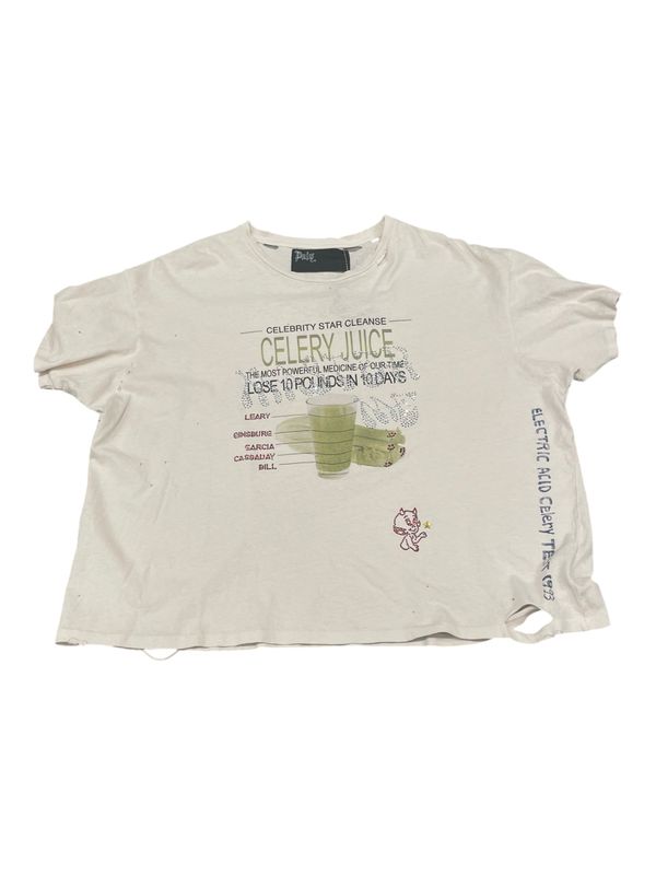 Paly Hollywood Celery Cleanse T-Shirt White