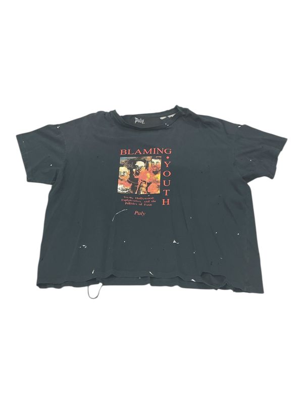 Paly Hollywood Blaming Youth T-Shirt Blue