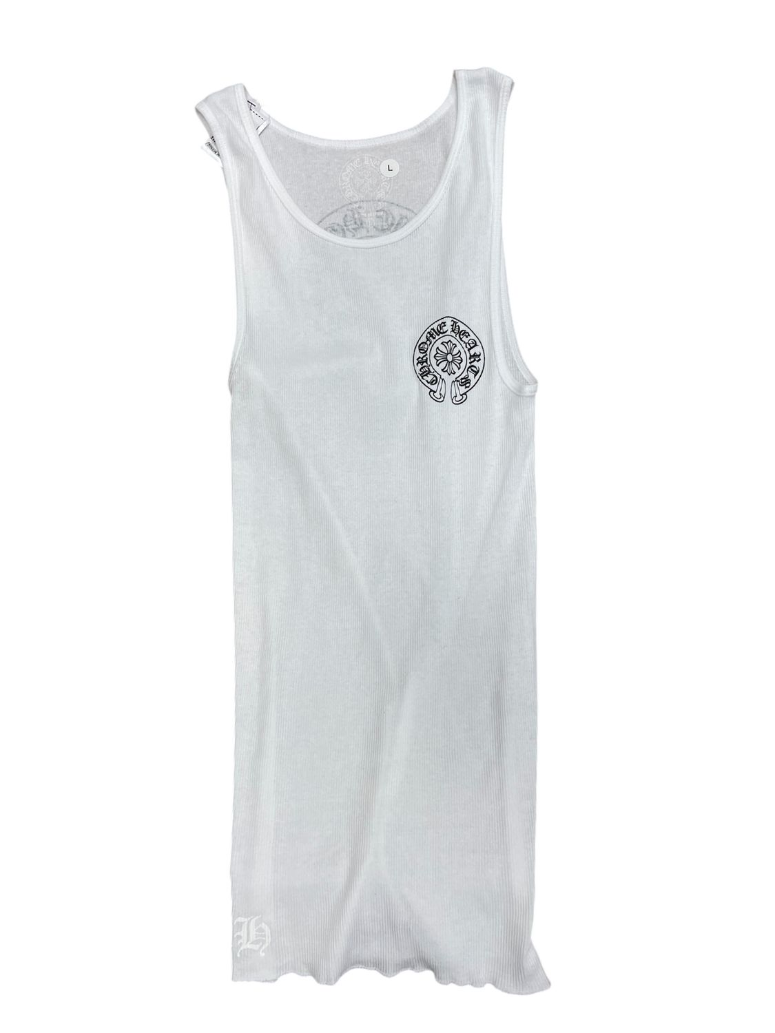 Chrome Hearts Horseshoe Tank Top White