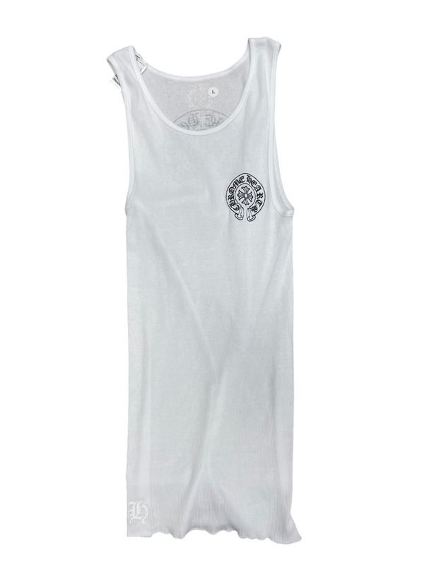 Chrome Hearts Horseshoe Tank Top White