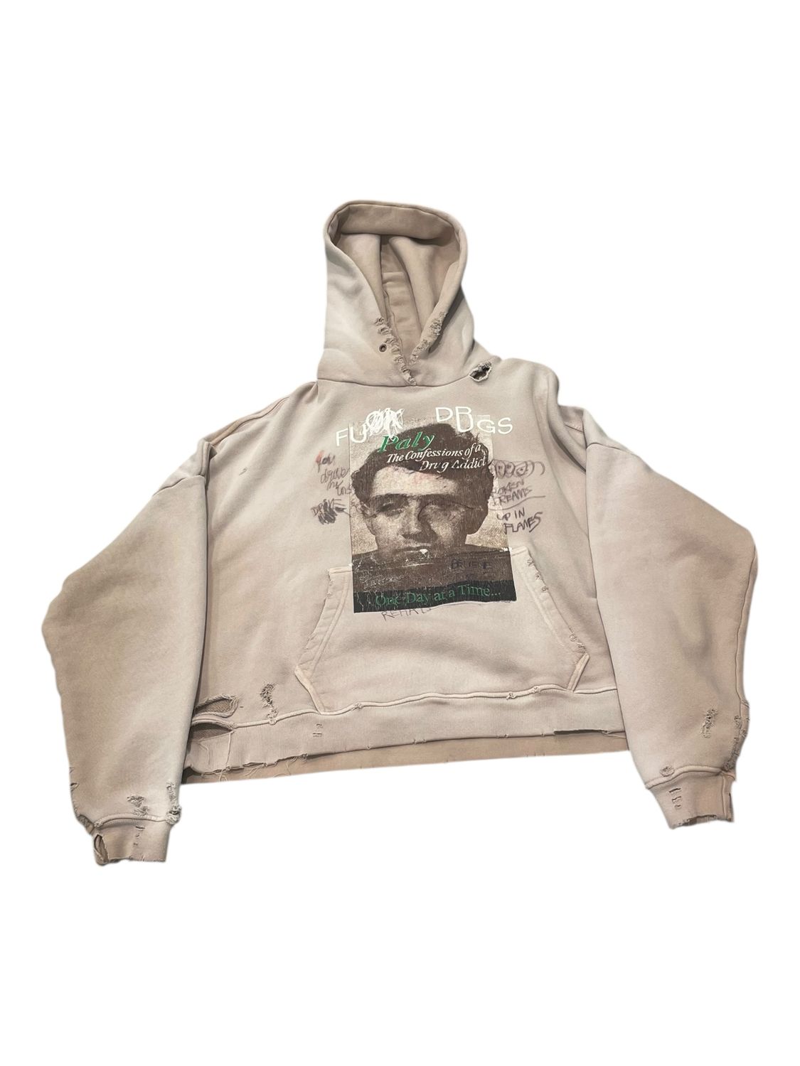 Paly Hollywood Confessions Hooded Sweatshirt Tan