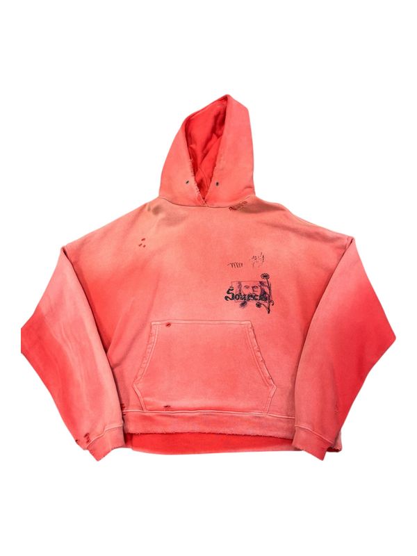 Paly Hollywood SOURCE FAMILY Hooded Sweatshirt Red