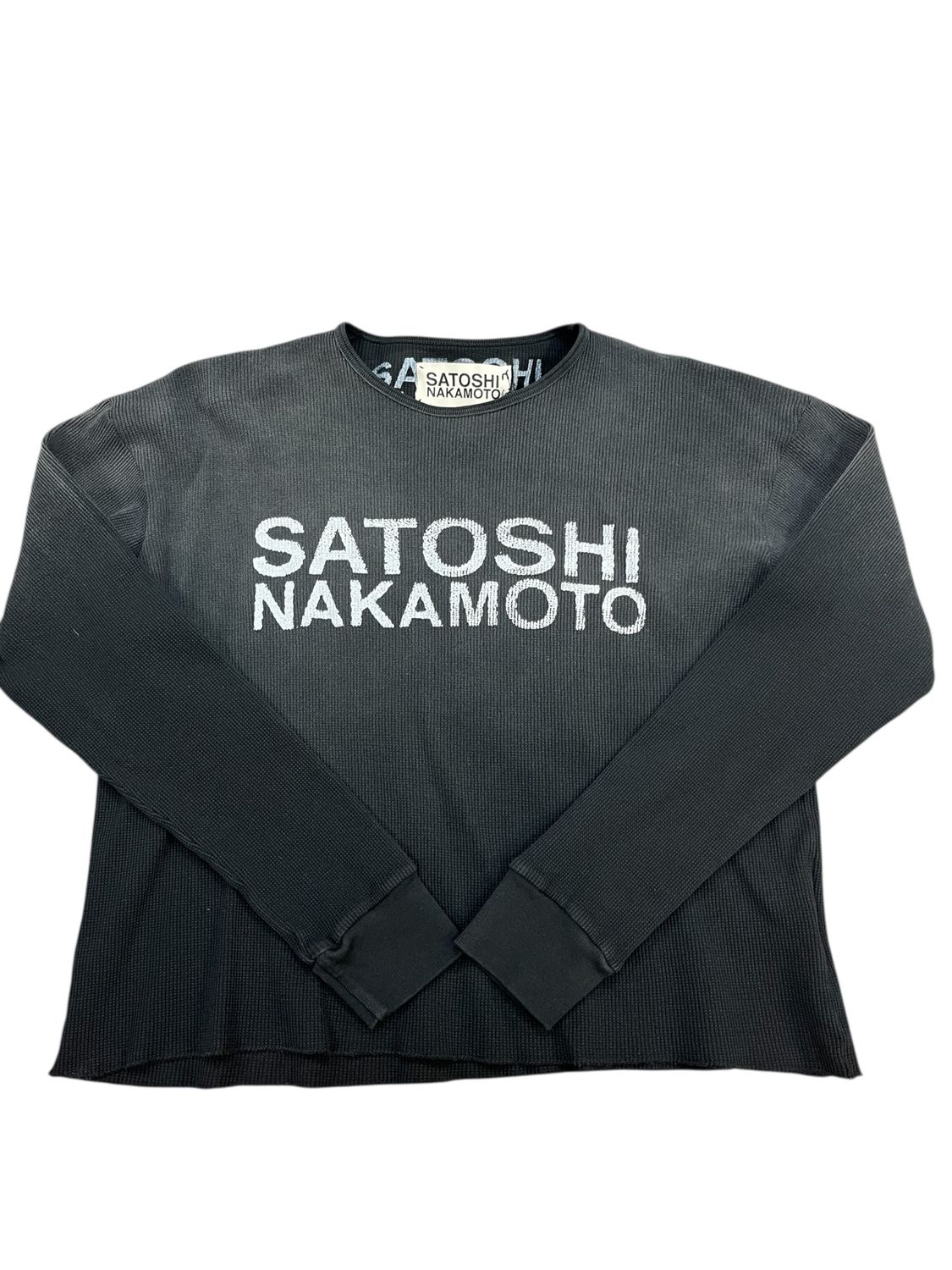 Satoshi Nakamoto Logo Thermal Black