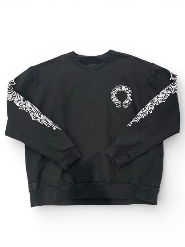 Chrome Hearts Horseshoe Crewneck Black