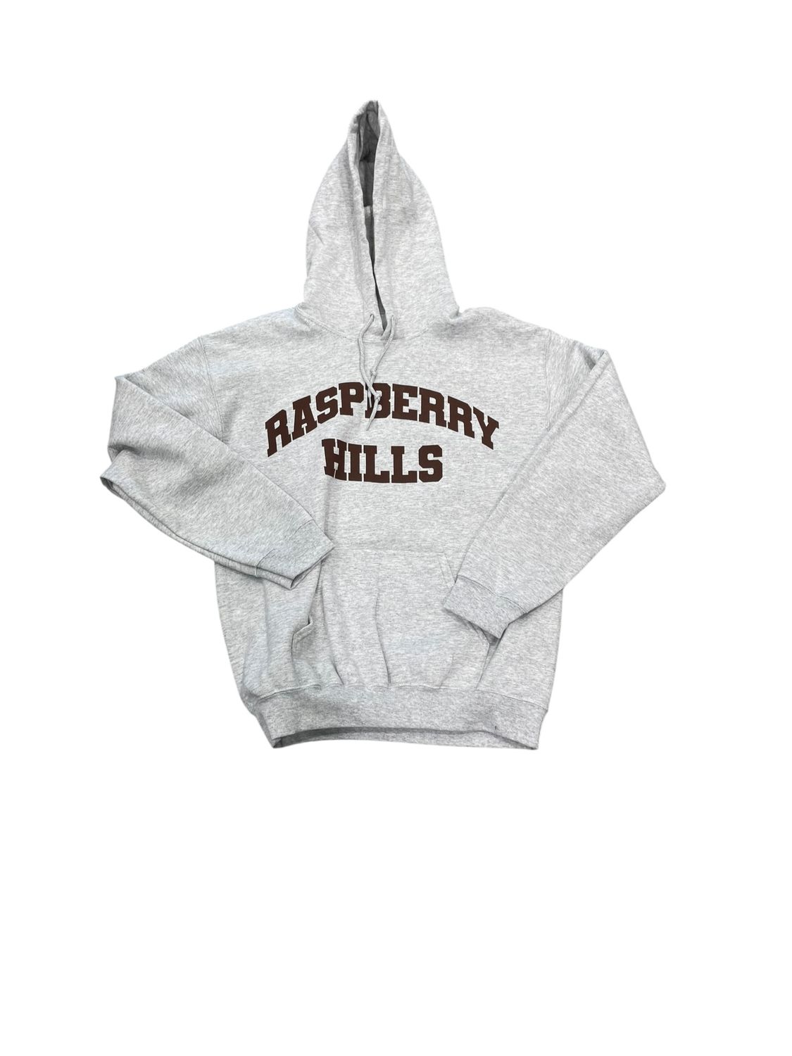 The GVGallery Raspberry Hills OG Grey Brown Hooded Sweatshirt
