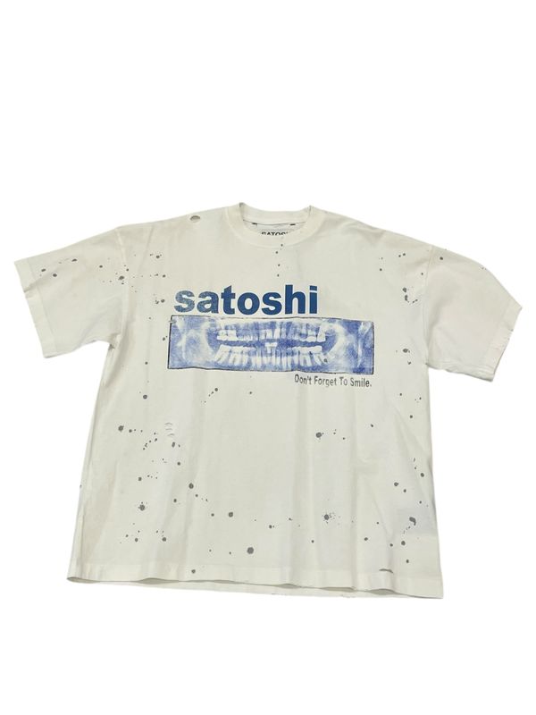 Satoshi Nakamoto Don't Forget To Smile T-Shirt White