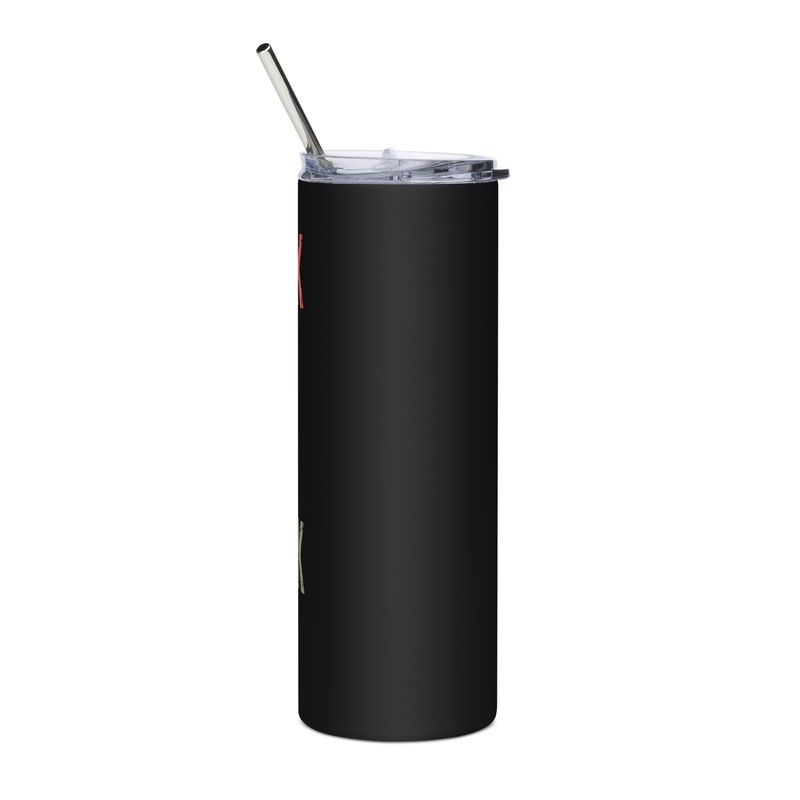 Love Black People Stainless steel tumbler