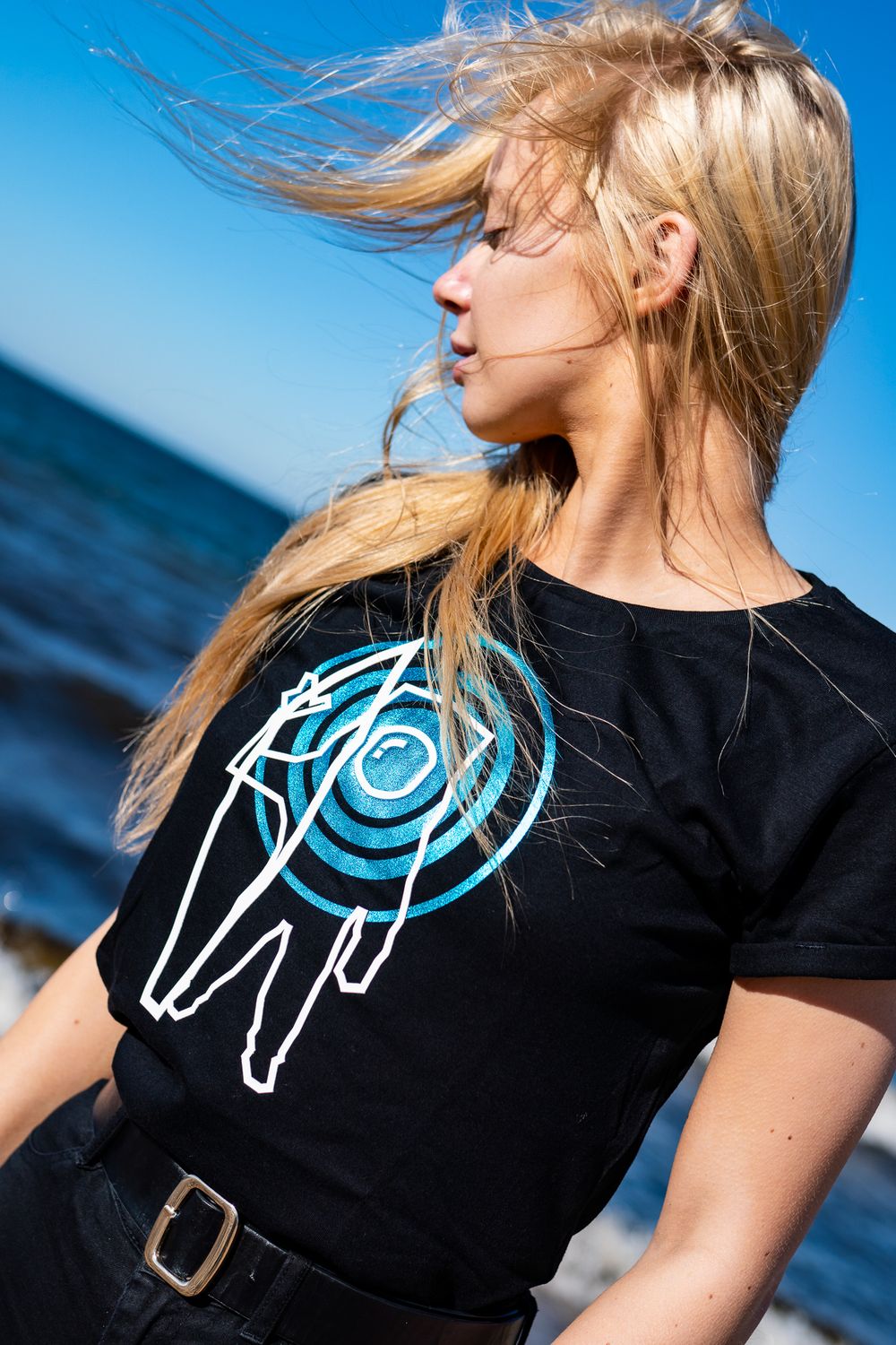 Space Traveler Blue T-SHIRT