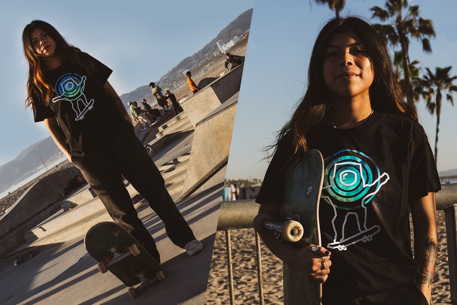 Space Traveler Skate T-SHIRT