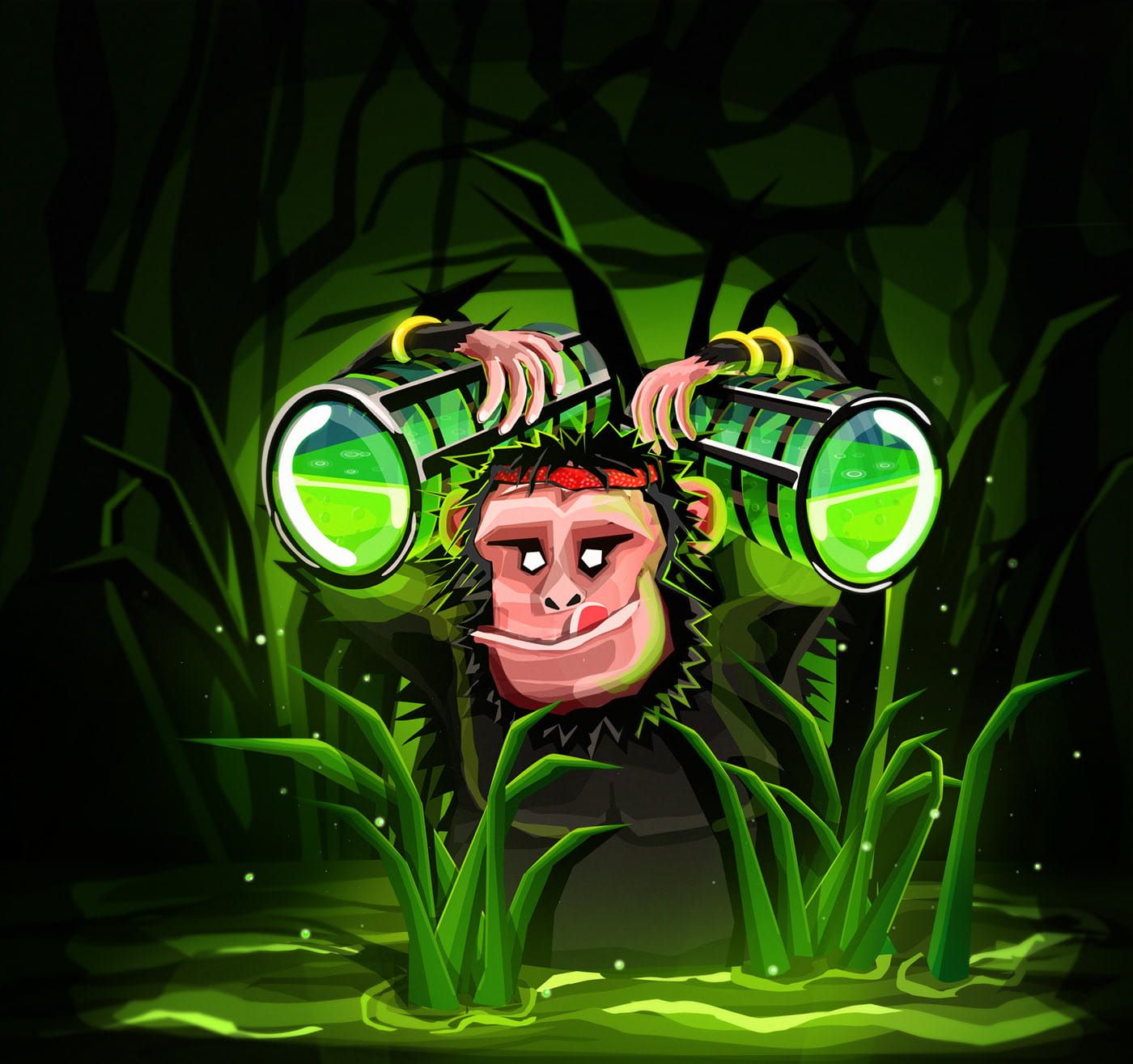 Monkey ILUSTRACJA