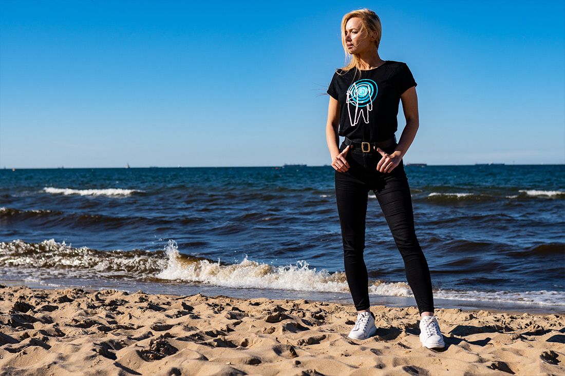 Space Traveler Blue T-SHIRT