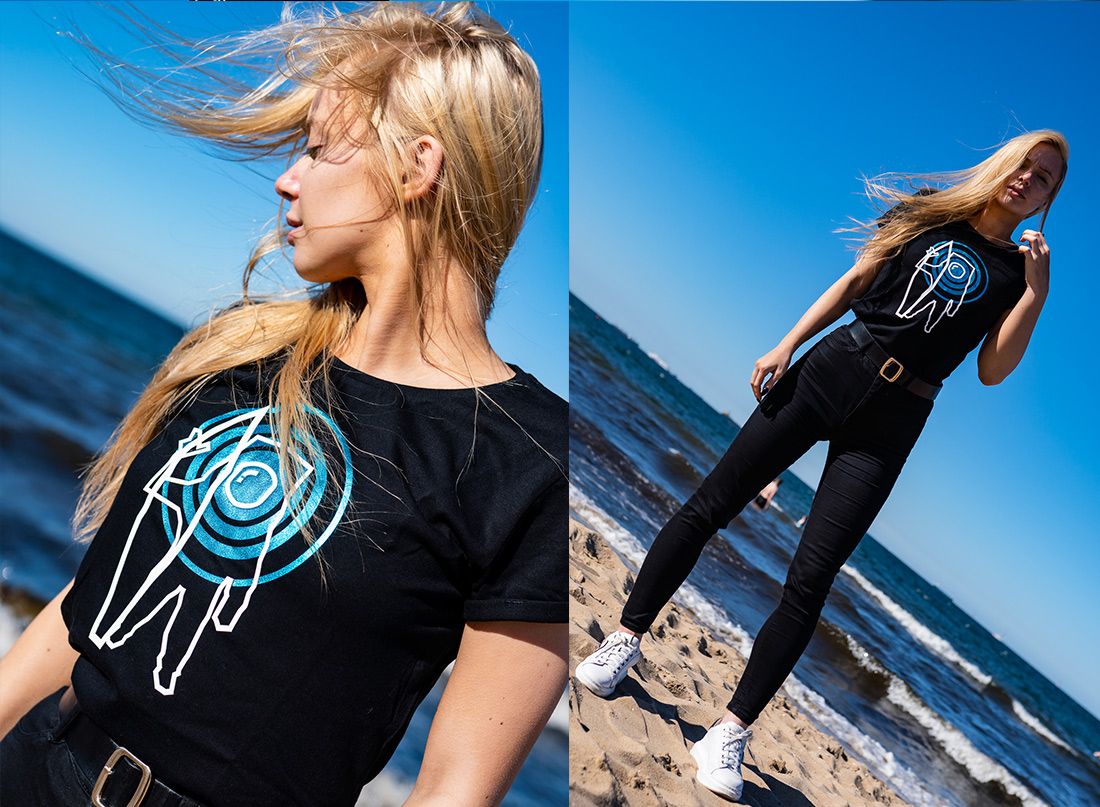 Space Traveler Blue T-SHIRT