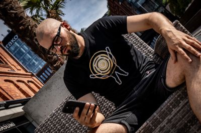 Space Traveler Gold T-SHIRT