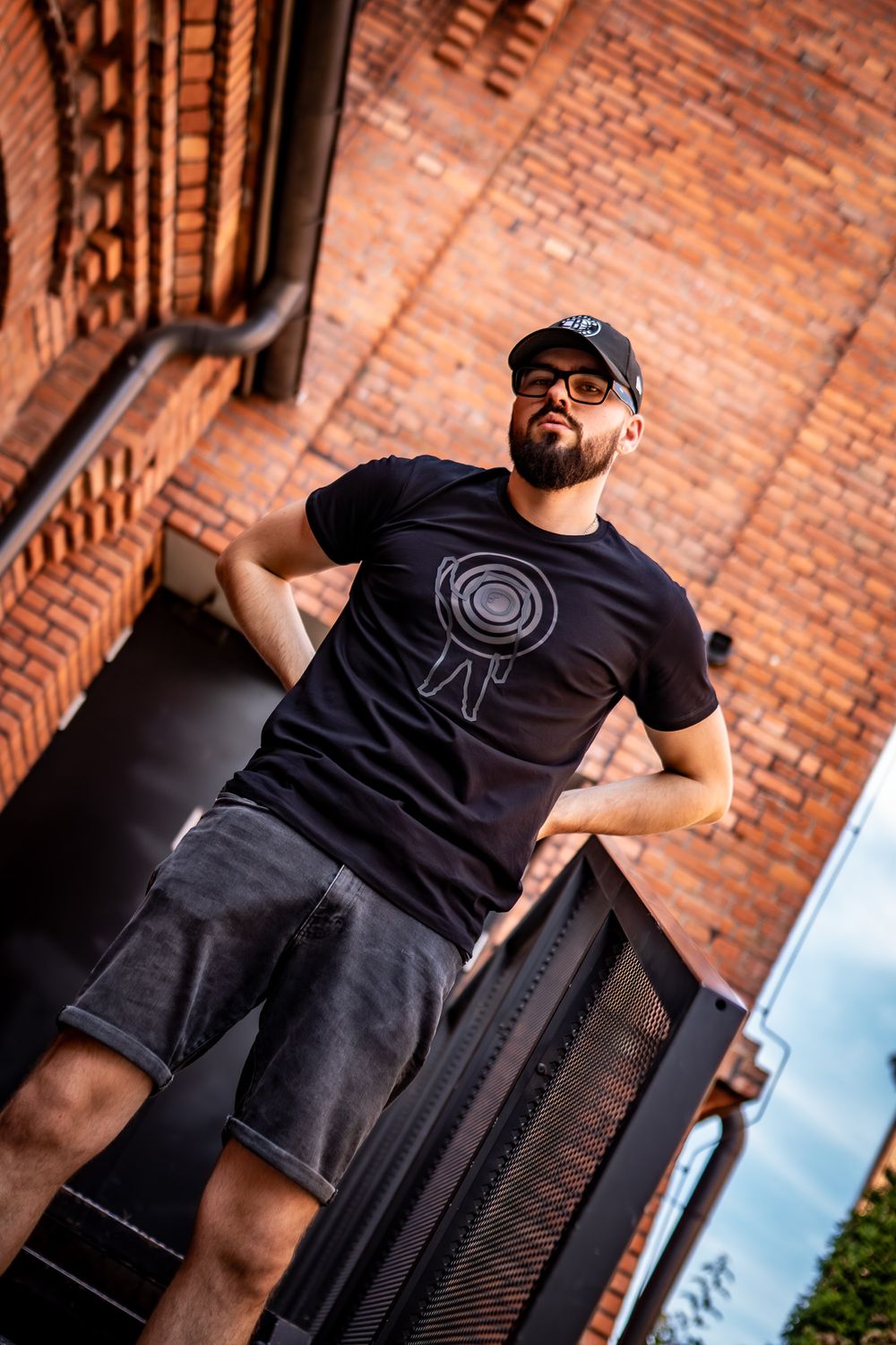 Space Traveler Black T-Shirt