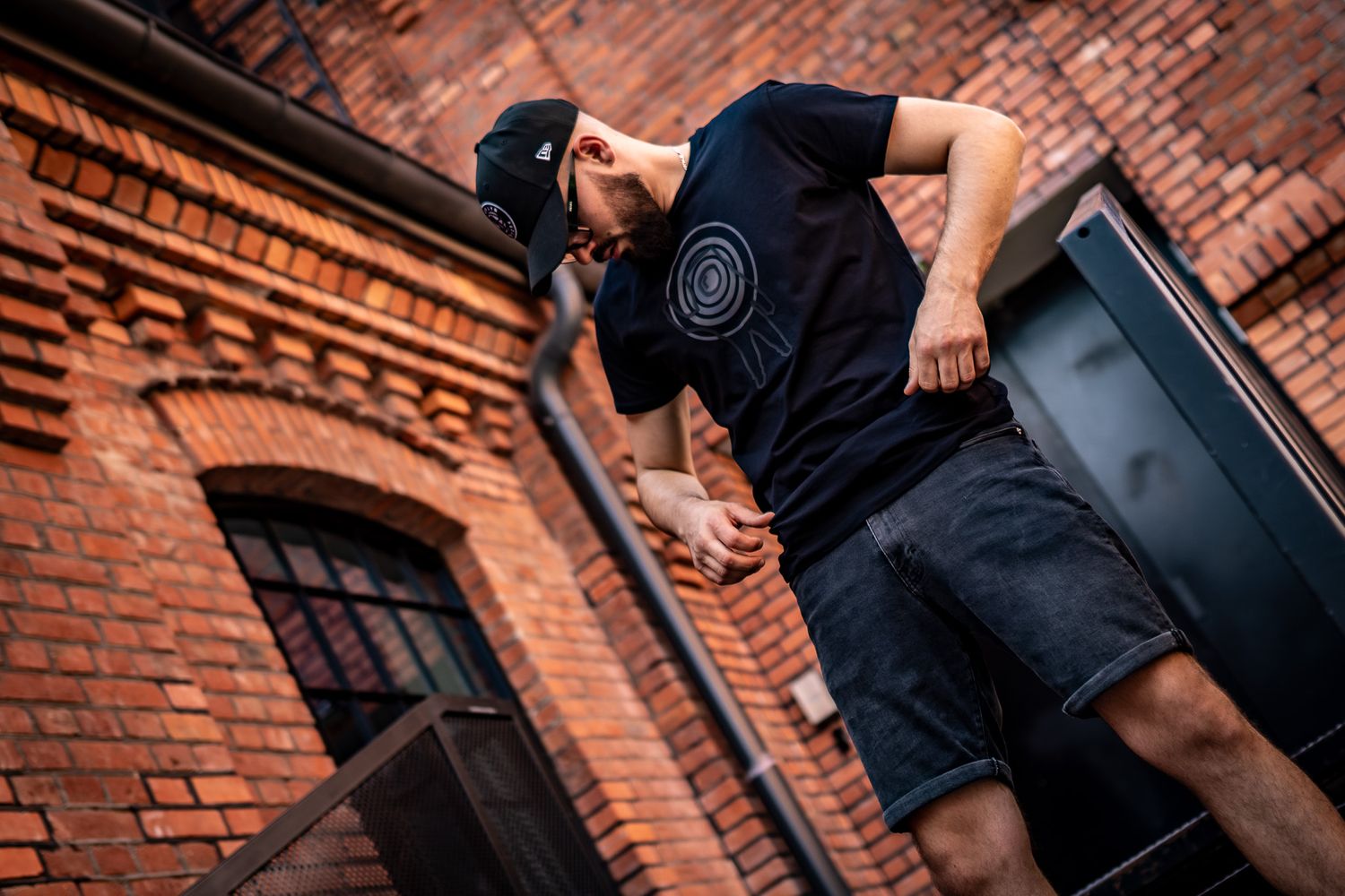 Space Traveler Black T-Shirt