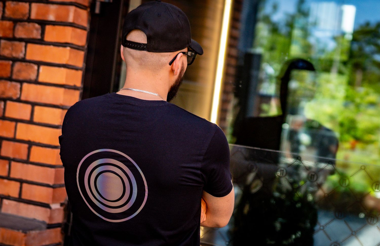 Space Traveler Black T-Shirt