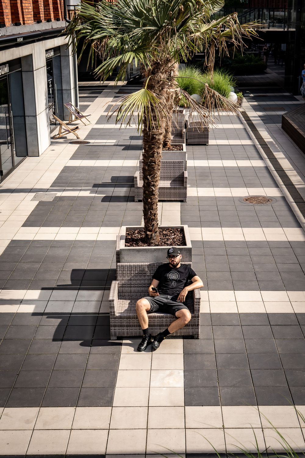 Space Traveler Black T-Shirt