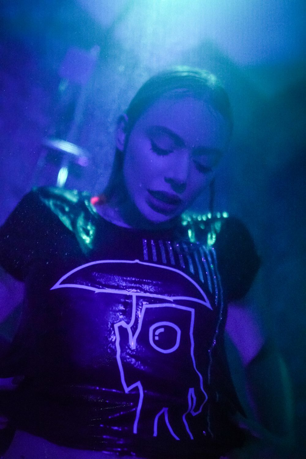 Space Traveler Rain T-SHIRT