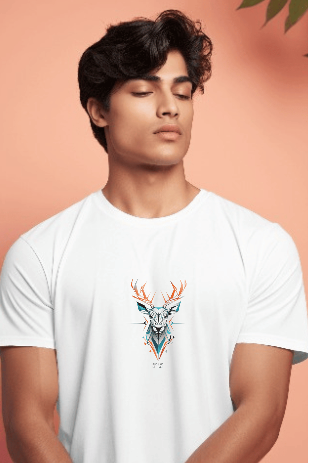 RabbitRope: Geometric Deer T-Shirt