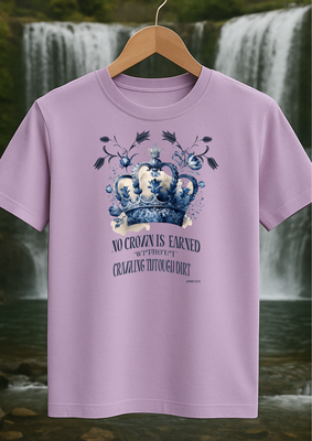 Rabbit Rope | Lilac Graphic Printed T-Shirt | Regular Fit | Unisex Casual Tee