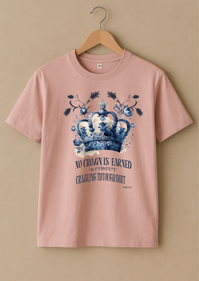 Rabbit Rope | Pink Graphic Printed T-Shirt | Regular Fit | Unisex Casual Tee