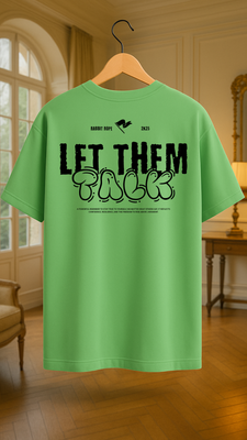 Rabbit Rope | White Oversized Graphic Printed T-Shirt | Unisex Casual Tee