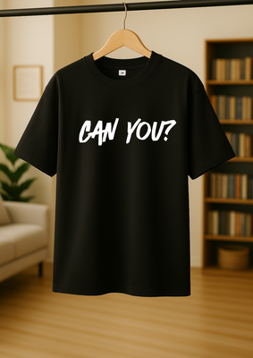 Rabbit Rope | Beige Oversized Graphic Printed T-Shirt | Unisex Casual Tee