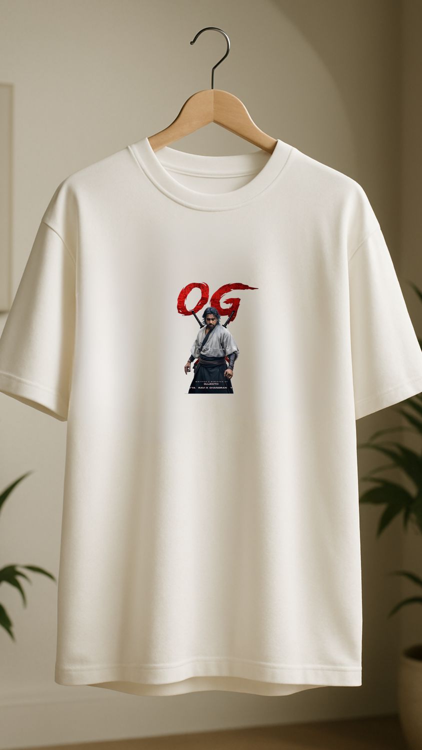 Rabbit Rope-OG White regular Fit Tee