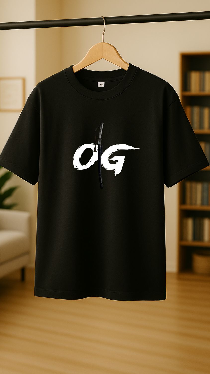 Rabbit Rope-OG Black regular Fit Tee