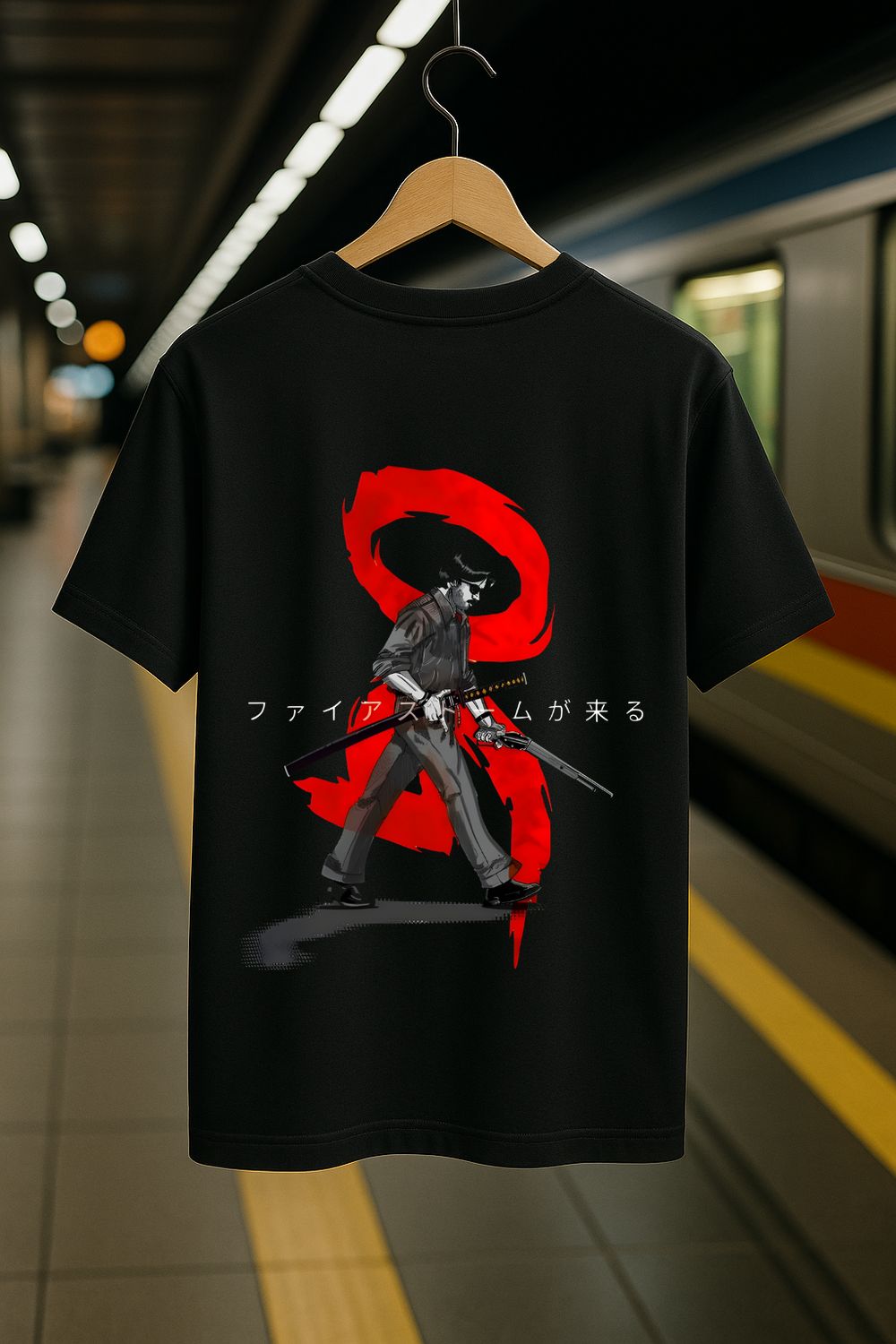 Rabbit Rope-Black OG Katana Graphic T-Shirt Unisex