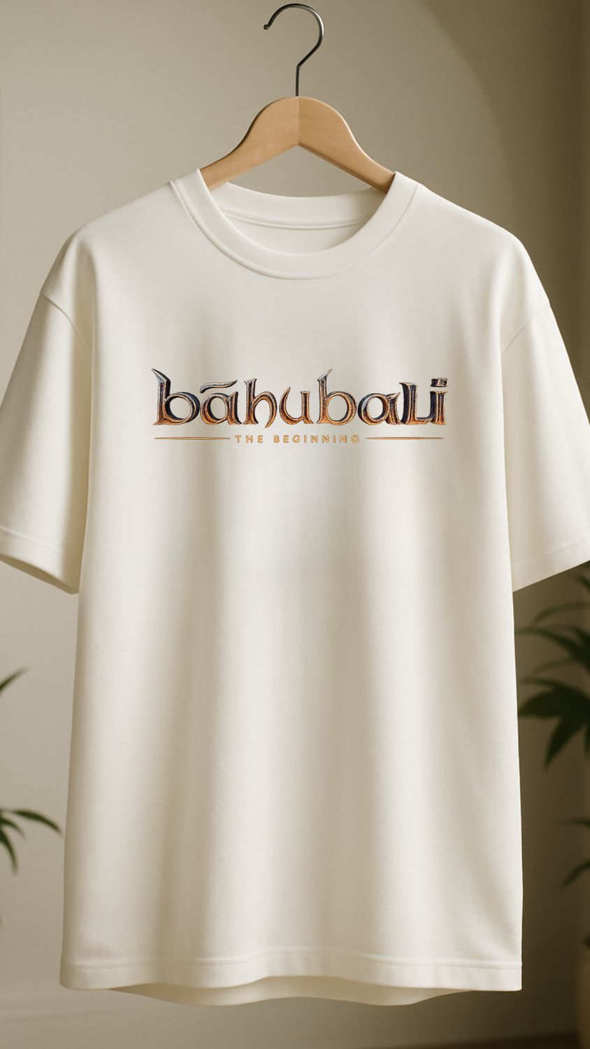 RabbitRope-Bahubali Roar Tribute white T-Shirt