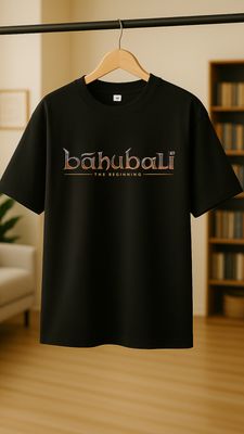 RabbitRope-Bahubali Roar Tribute Black T-Shirt