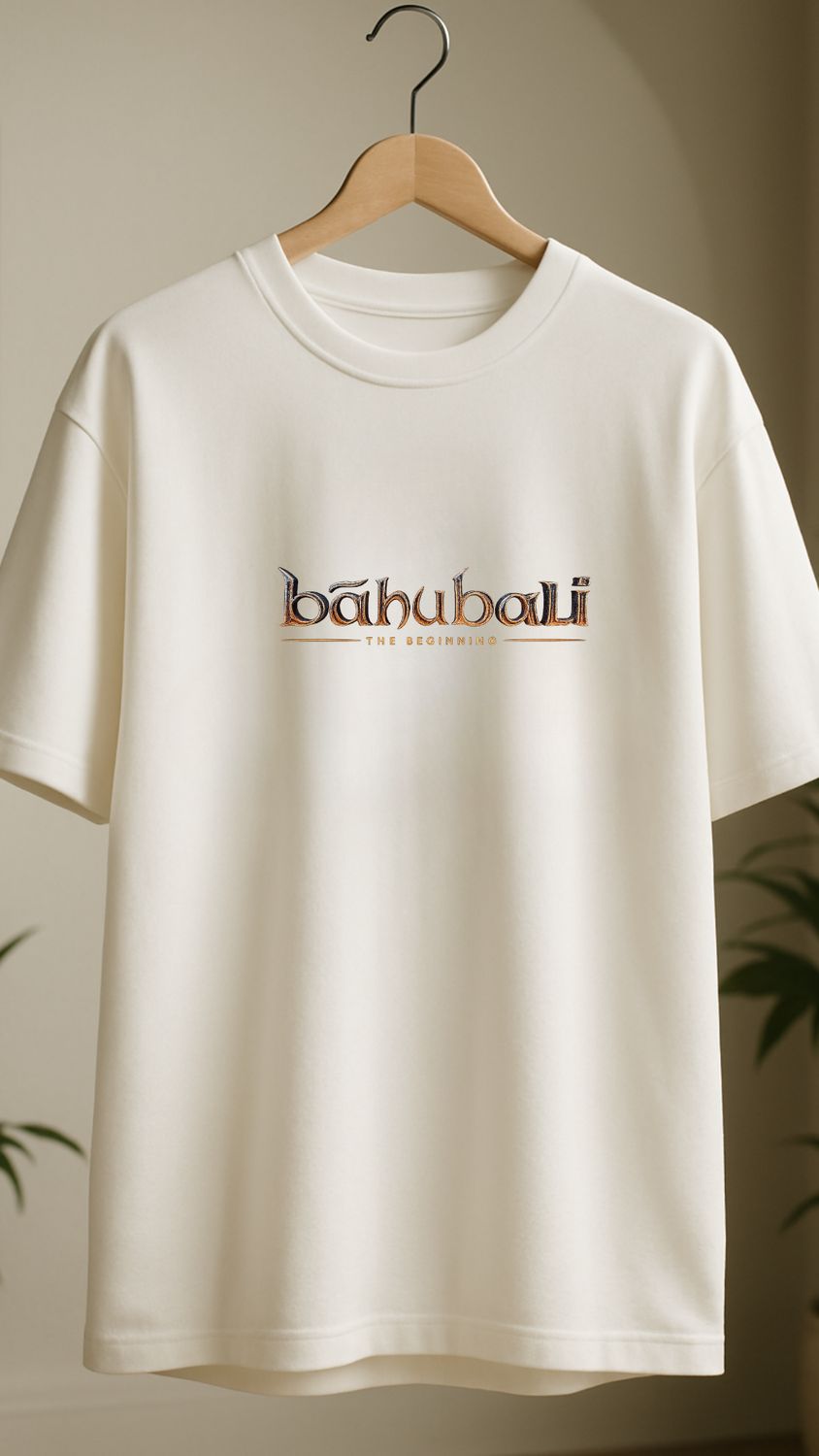 RabbitRope-Bahubali Shiva Tribute white T-Shirt
