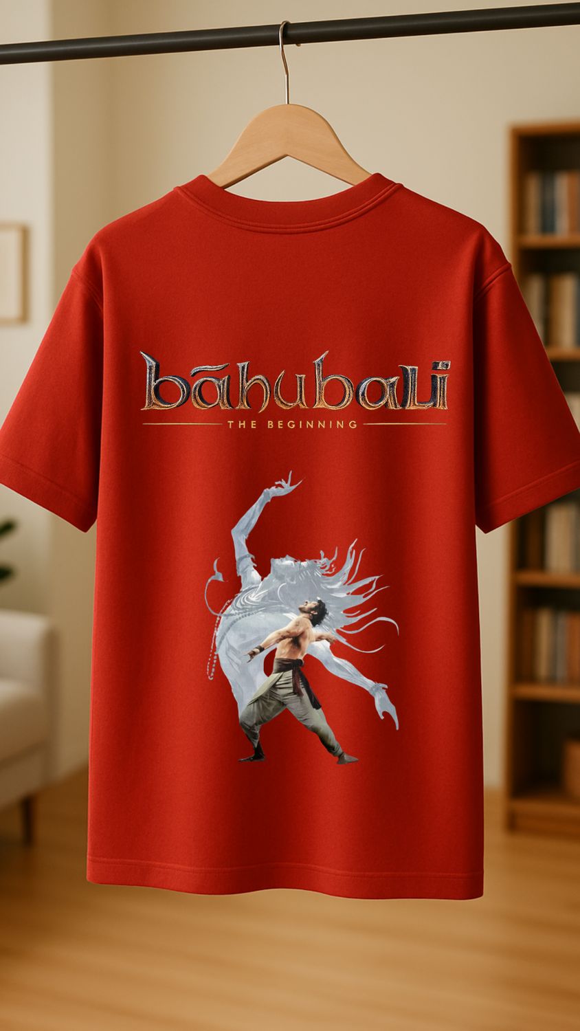 RabbitRope-Bahubali Shive Tribute RedT-Shirt