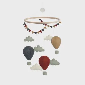 Mobile - Air Balloon - Red/Blue