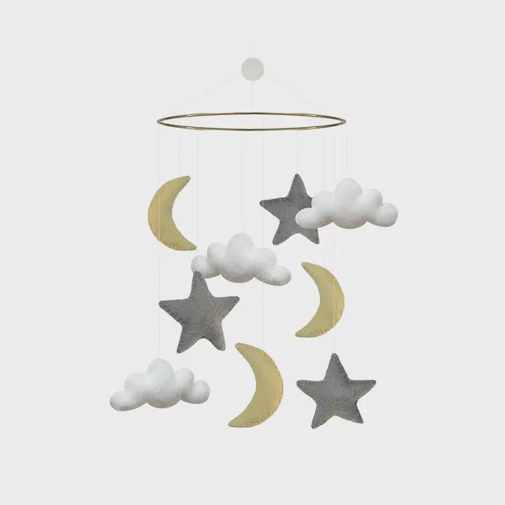Mobile -  Stars, Moons and Clouds