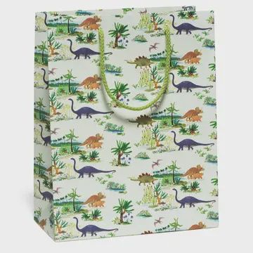 Dinosaurs Gift Bag (light green)