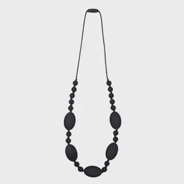 Emma Teething Necklace - Black