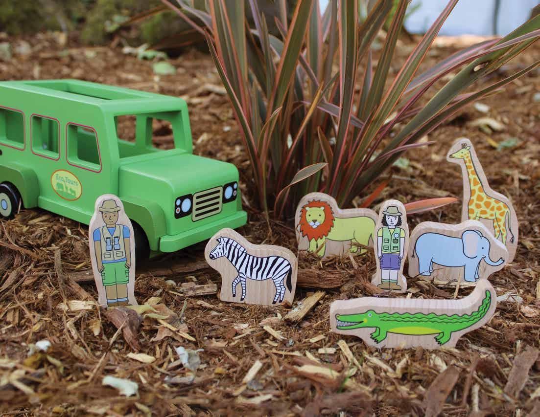 Magnetic Wooden Safari Eco Rover