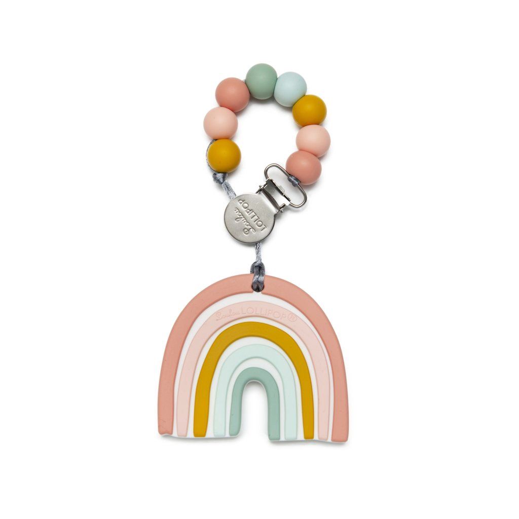Silicone Teether Set - Pastel Rainbow