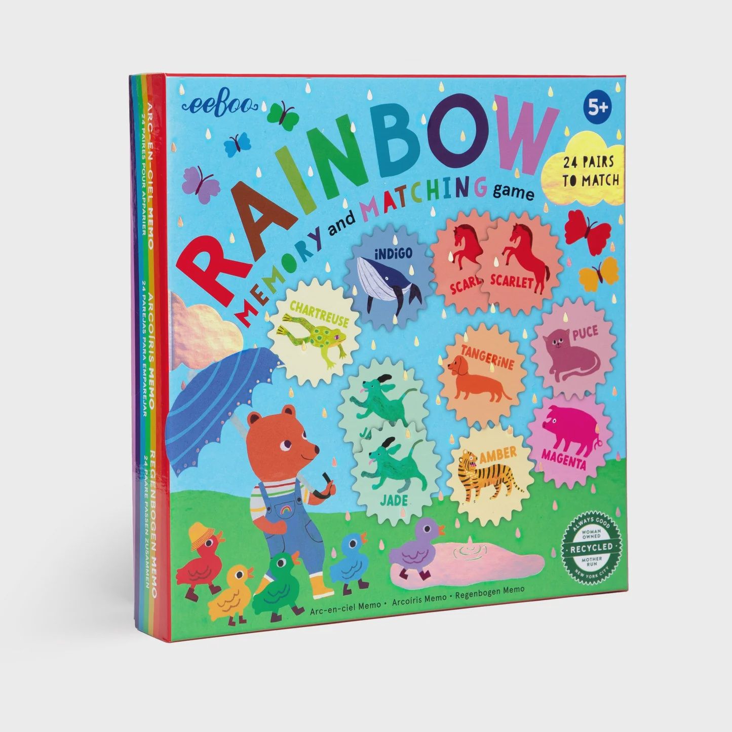Rainbow Memory and Matching Game