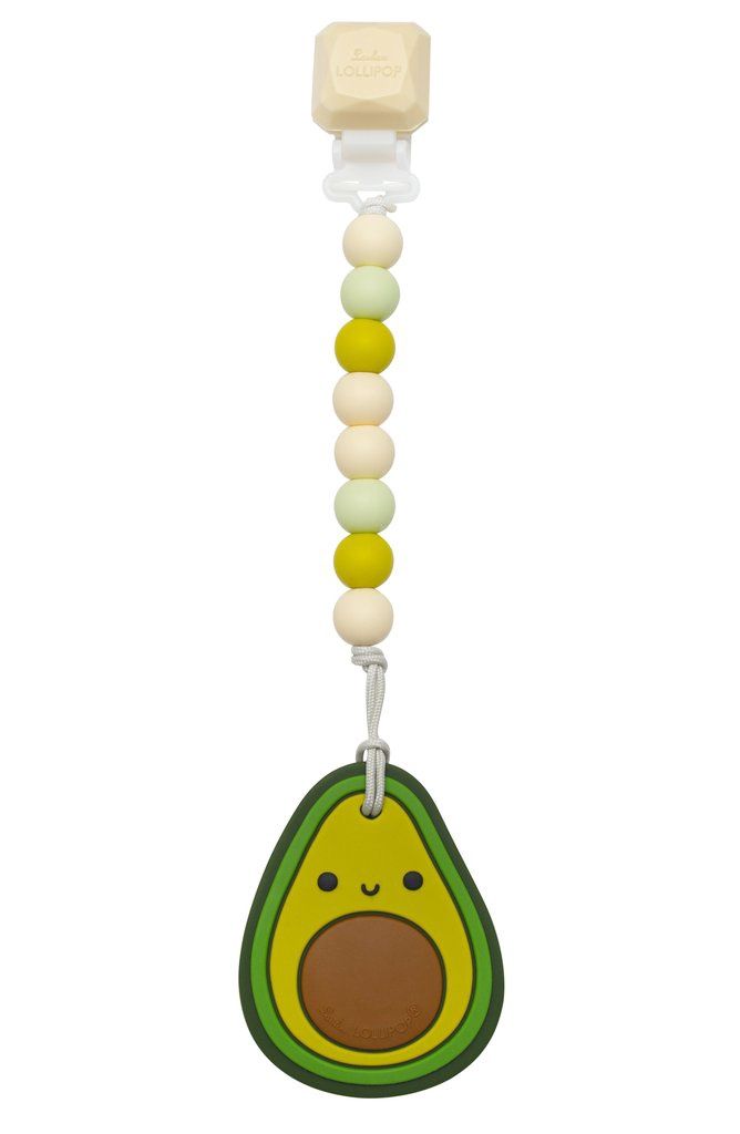 Silicone Teether GEM Set - Avocado