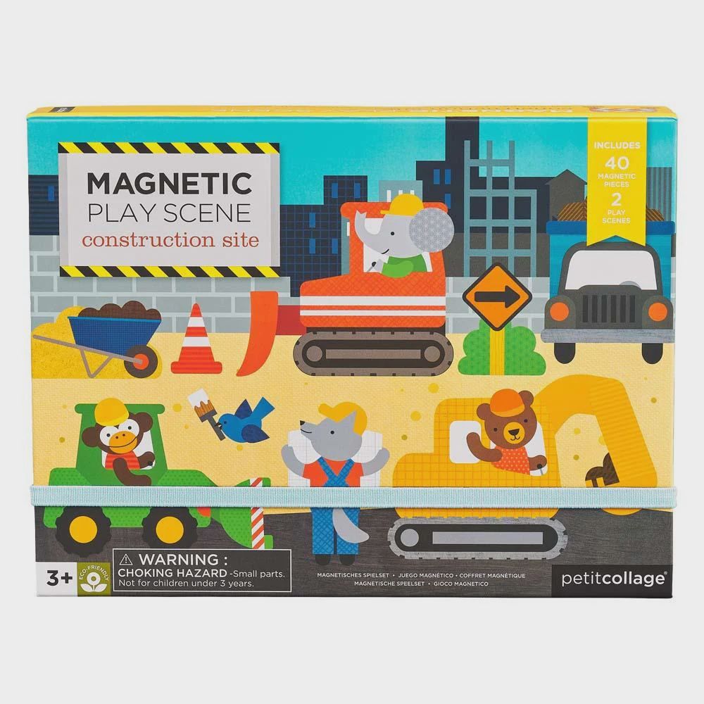 Magnetic Play Scene - Construction Site