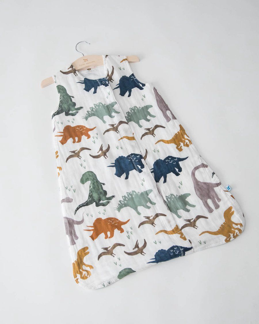 Muslin Sleep Bag - Dino Friends