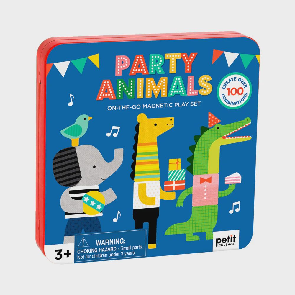 On-the-Go Magnetic Play Set - Party Animals