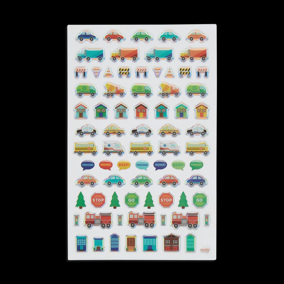 Stickiville Stickers - Workin' Wheels (Holographic)