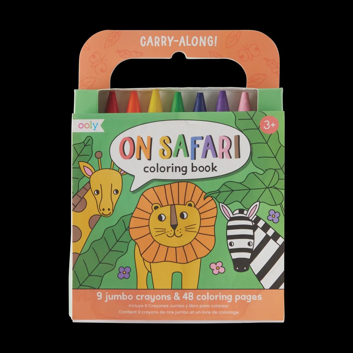 Carry Along Coloring Book Set - On Safari