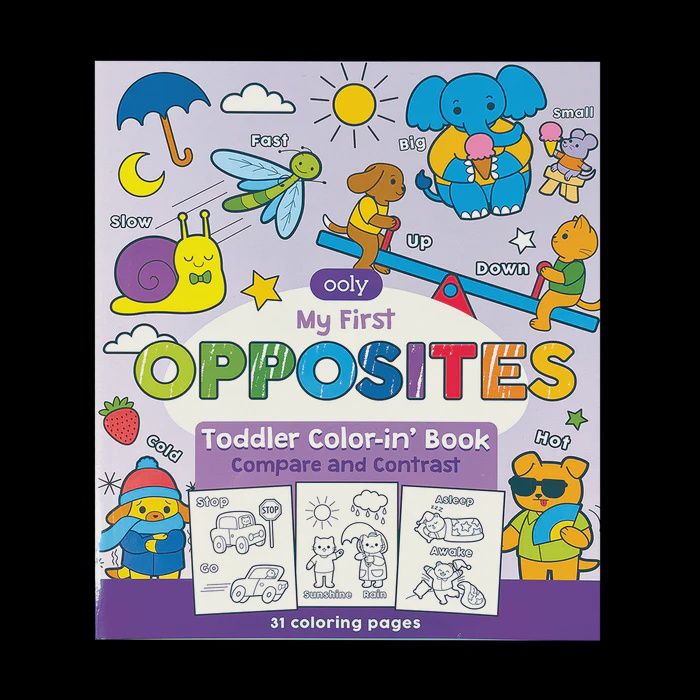 Coloring Book - My First Opposites