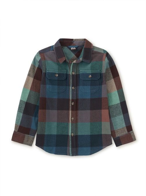 Falnnel Button Up Shirt - Anatolian Plaid